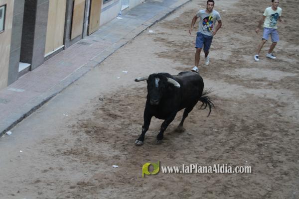 La lluvia obliga a aplazar hasta esta tarde los dos últimos toros de las fiestas de Sant Roc