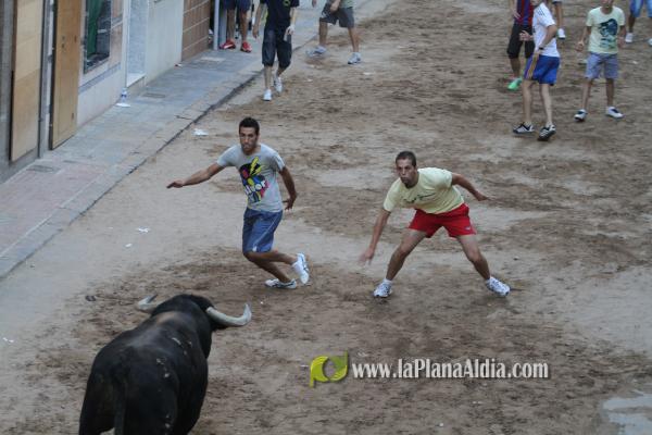 La lluvia obliga a aplazar hasta esta tarde los dos últimos toros de las fiestas de Sant Roc
