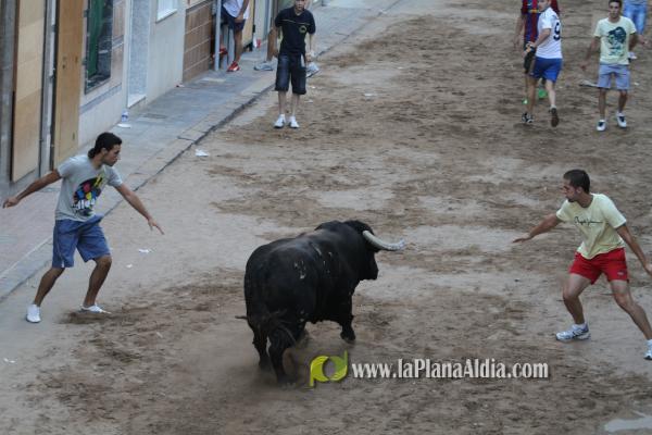 La lluvia obliga a aplazar hasta esta tarde los dos últimos toros de las fiestas de Sant Roc