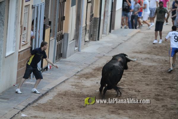La lluvia obliga a aplazar hasta esta tarde los dos últimos toros de las fiestas de Sant Roc
