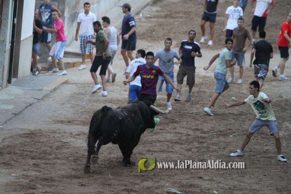 La lluvia obliga a aplazar hasta esta tarde los dos últimos toros de las fiestas de Sant Roc