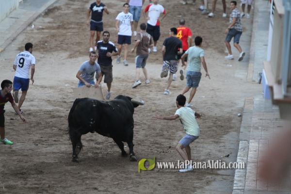 La lluvia obliga a aplazar hasta esta tarde los dos últimos toros de las fiestas de Sant Roc