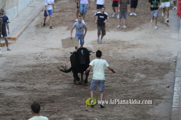 La lluvia obliga a aplazar hasta esta tarde los dos últimos toros de las fiestas de Sant Roc