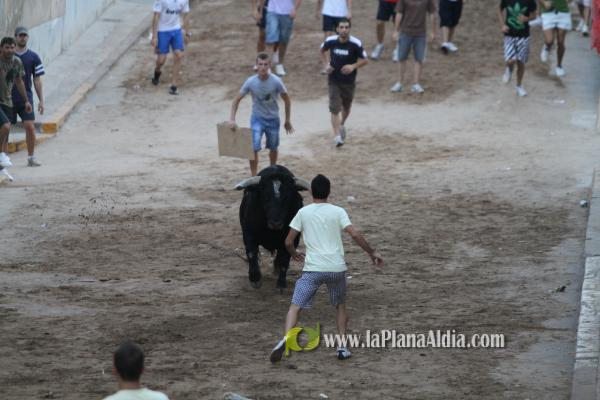 La lluvia obliga a aplazar hasta esta tarde los dos últimos toros de las fiestas de Sant Roc