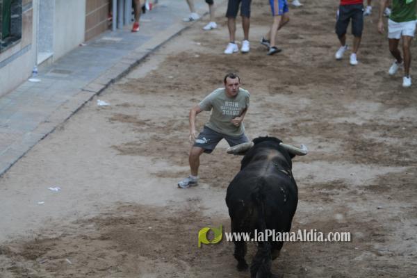 La lluvia obliga a aplazar hasta esta tarde los dos últimos toros de las fiestas de Sant Roc