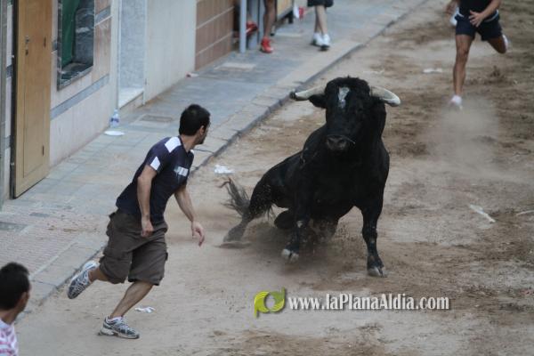La lluvia obliga a aplazar hasta esta tarde los dos últimos toros de las fiestas de Sant Roc