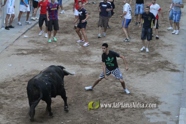 La lluvia obliga a aplazar hasta esta tarde los dos últimos toros de las fiestas de Sant Roc
