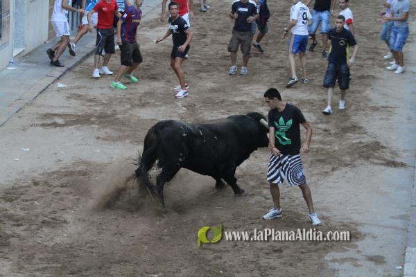 La lluvia obliga a aplazar hasta esta tarde los dos últimos toros de las fiestas de Sant Roc