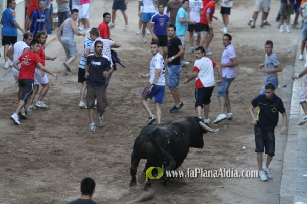 La lluvia obliga a aplazar hasta esta tarde los dos últimos toros de las fiestas de Sant Roc