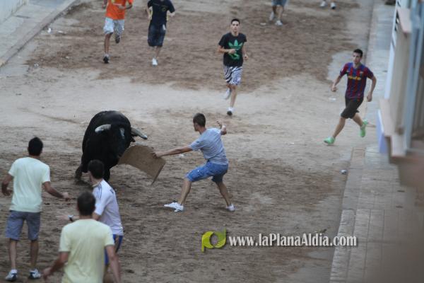La lluvia obliga a aplazar hasta esta tarde los dos últimos toros de las fiestas de Sant Roc