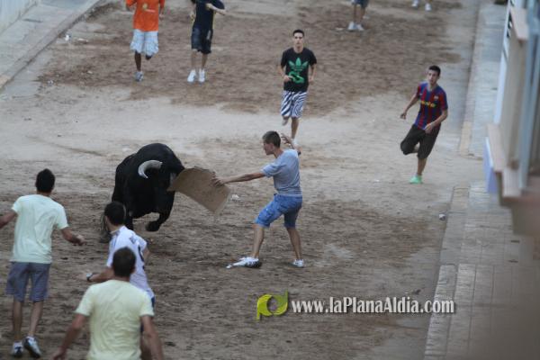 La lluvia obliga a aplazar hasta esta tarde los dos últimos toros de las fiestas de Sant Roc