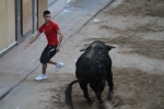 La lluvia obliga a aplazar hasta esta tarde los dos últimos toros de las fiestas de Sant Roc