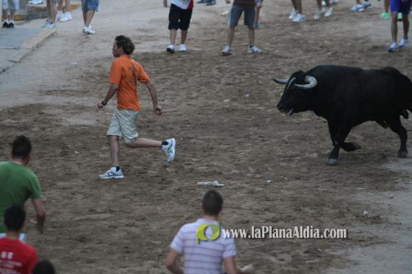 La lluvia obliga a aplazar hasta esta tarde los dos últimos toros de las fiestas de Sant Roc