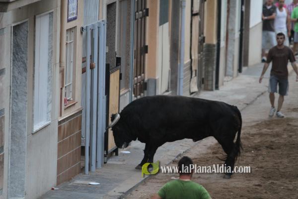 La lluvia obliga a aplazar hasta esta tarde los dos últimos toros de las fiestas de Sant Roc