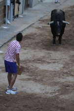 La lluvia obliga a aplazar hasta esta tarde los dos últimos toros de las fiestas de Sant Roc