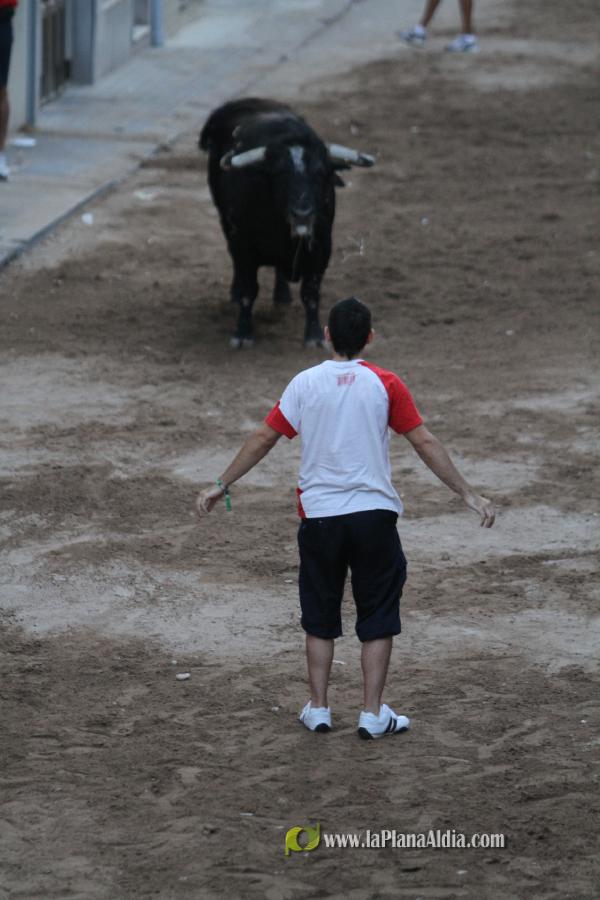 La lluvia obliga a aplazar hasta esta tarde los dos últimos toros de las fiestas de Sant Roc