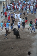 La lluvia obliga a aplazar hasta esta tarde los dos últimos toros de las fiestas de Sant Roc