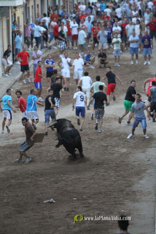 La lluvia obliga a aplazar hasta esta tarde los dos últimos toros de las fiestas de Sant Roc