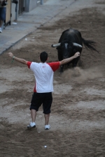 La lluvia obliga a aplazar hasta esta tarde los dos últimos toros de las fiestas de Sant Roc