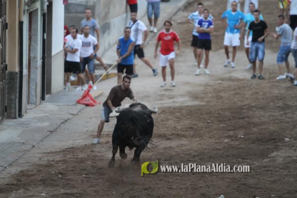 La lluvia obliga a aplazar hasta esta tarde los dos últimos toros de las fiestas de Sant Roc