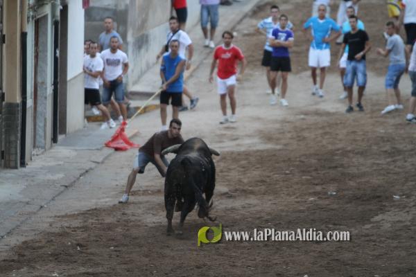La lluvia obliga a aplazar hasta esta tarde los dos últimos toros de las fiestas de Sant Roc