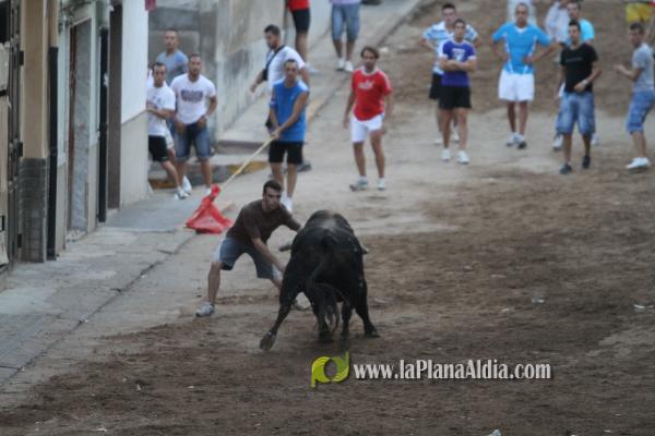 La lluvia obliga a aplazar hasta esta tarde los dos últimos toros de las fiestas de Sant Roc