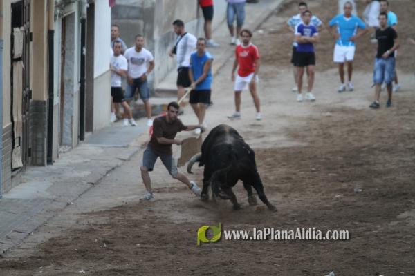 La lluvia obliga a aplazar hasta esta tarde los dos últimos toros de las fiestas de Sant Roc