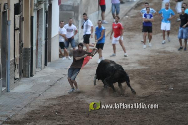 La lluvia obliga a aplazar hasta esta tarde los dos últimos toros de las fiestas de Sant Roc