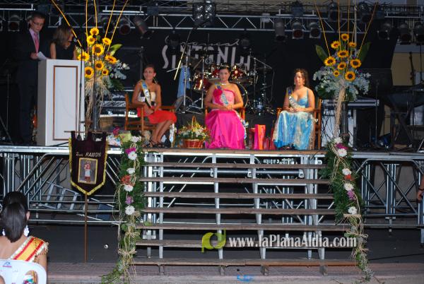 Presentación reina y damás Barrio San Ramón