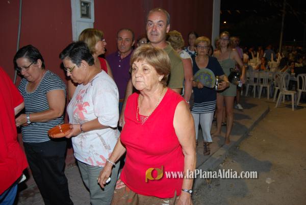 La cena de \'pa i porta\', acto central del fin de semana en San Ramón