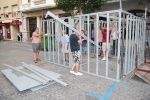Los cadafales toman el centro