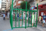 Los cadafales toman el centro
