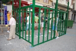 Los cadafales toman el centro