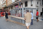 Los cadafales toman el centro
