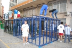 Los cadafales toman el centro