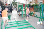 Los cadafales toman el centro