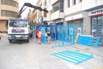 Los cadafales toman el centro