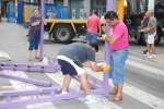 Los cadafales toman el centro