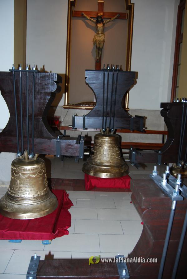 Finaliza la restauración de las campanas de la iglesia de la localidad