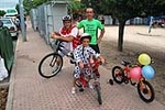 �?xito de convocatoria en la marcha ciclista organizada en el barrio de San Ramón