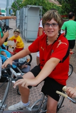 �?xito de convocatoria en la marcha ciclista organizada en el barrio de San Ramón