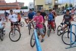�?xito de convocatoria en la marcha ciclista organizada en el barrio de San Ramón