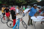 �?xito de convocatoria en la marcha ciclista organizada en el barrio de San Ramón