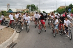 �?xito de convocatoria en la marcha ciclista organizada en el barrio de San Ramón
