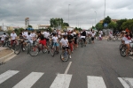 �?xito de convocatoria en la marcha ciclista organizada en el barrio de San Ramón