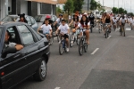 �?xito de convocatoria en la marcha ciclista organizada en el barrio de San Ramón