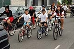 �?xito de convocatoria en la marcha ciclista organizada en el barrio de San Ramón