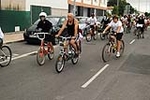�?xito de convocatoria en la marcha ciclista organizada en el barrio de San Ramón