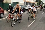 �?xito de convocatoria en la marcha ciclista organizada en el barrio de San Ramón