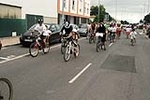 �?xito de convocatoria en la marcha ciclista organizada en el barrio de San Ramón